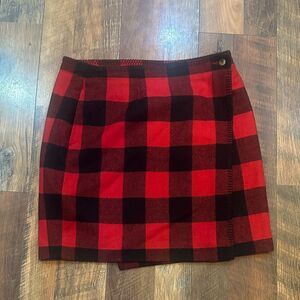 Woolrich lined buffalo plaid skirt S (5165)